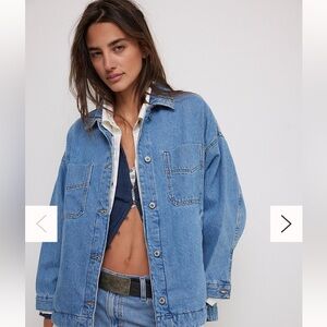 NWT Free People Madison city denim jacket